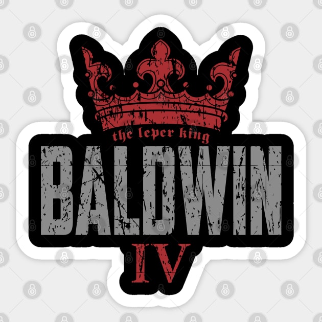 King Baldwin IV Sticker by Insomnia_Project